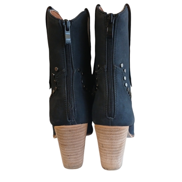 Pandora Women's Black Studded Western Boot size 8 - Picture 7 of 10